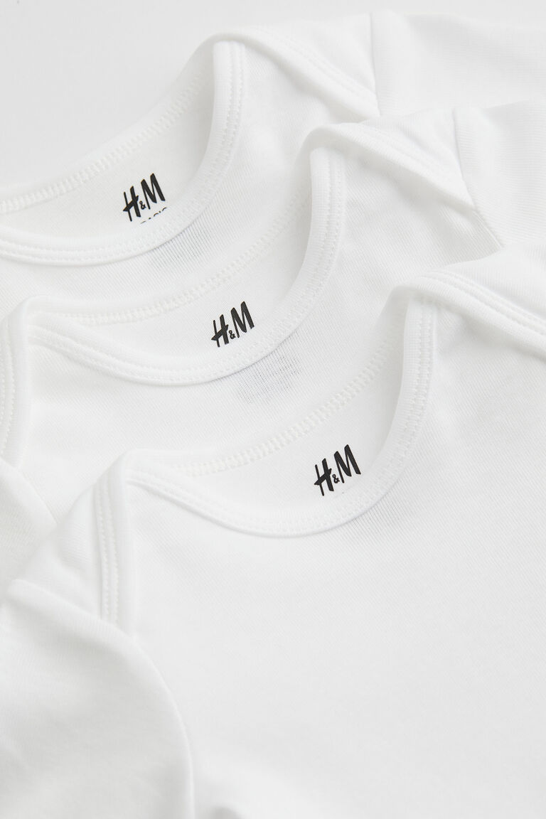 3pack longsleeved cotton bodysuits