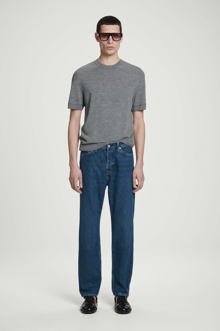 SEERSUCKER HALF-ZIP POLO SHIRT