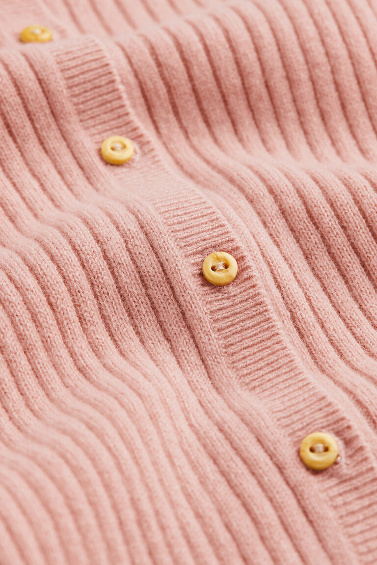 Ribknit cashmere romper suit