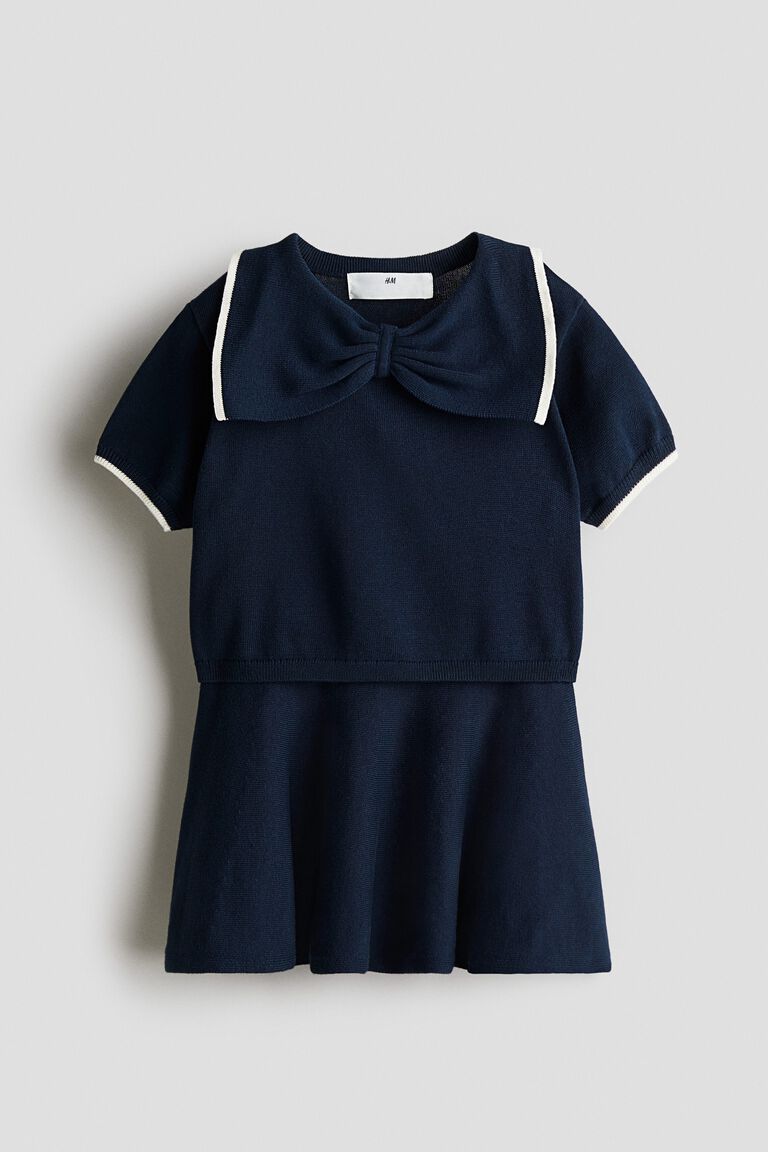 2-piece jumper and skirt set