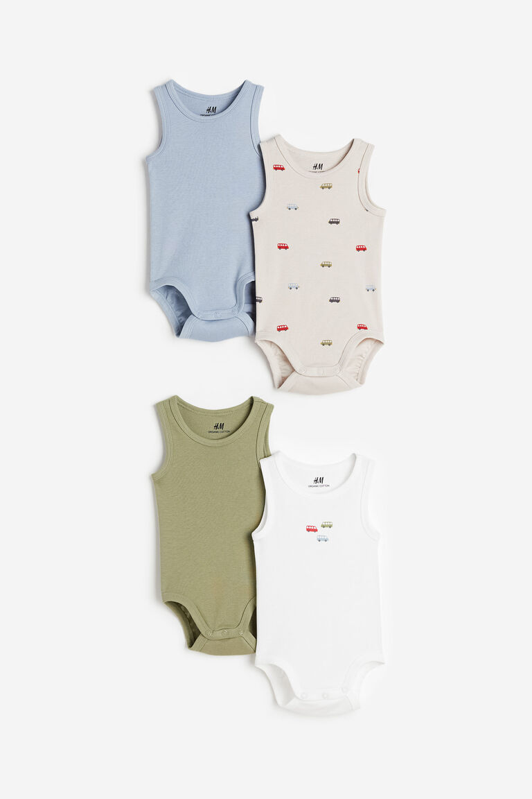 5-Pack Printed Bodysuits Soft Cotton, Fun Themes (Unisex) main image 0