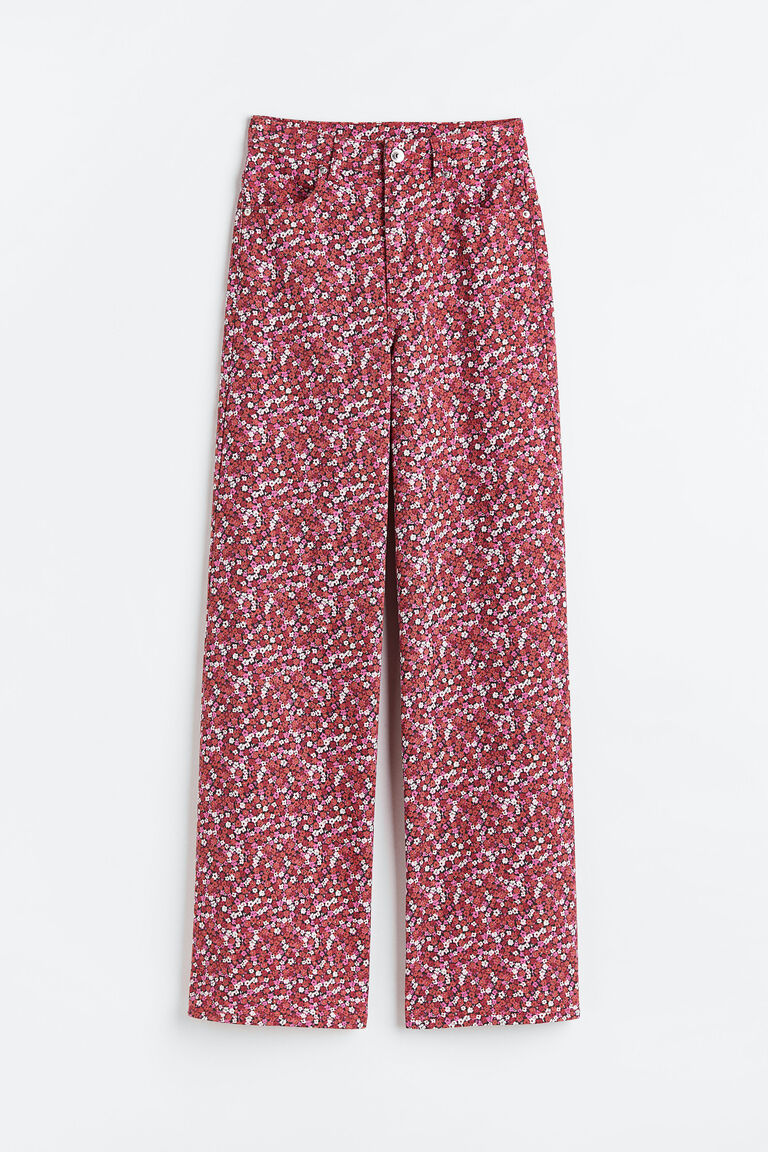 Cotton Wrap Wide Trouser