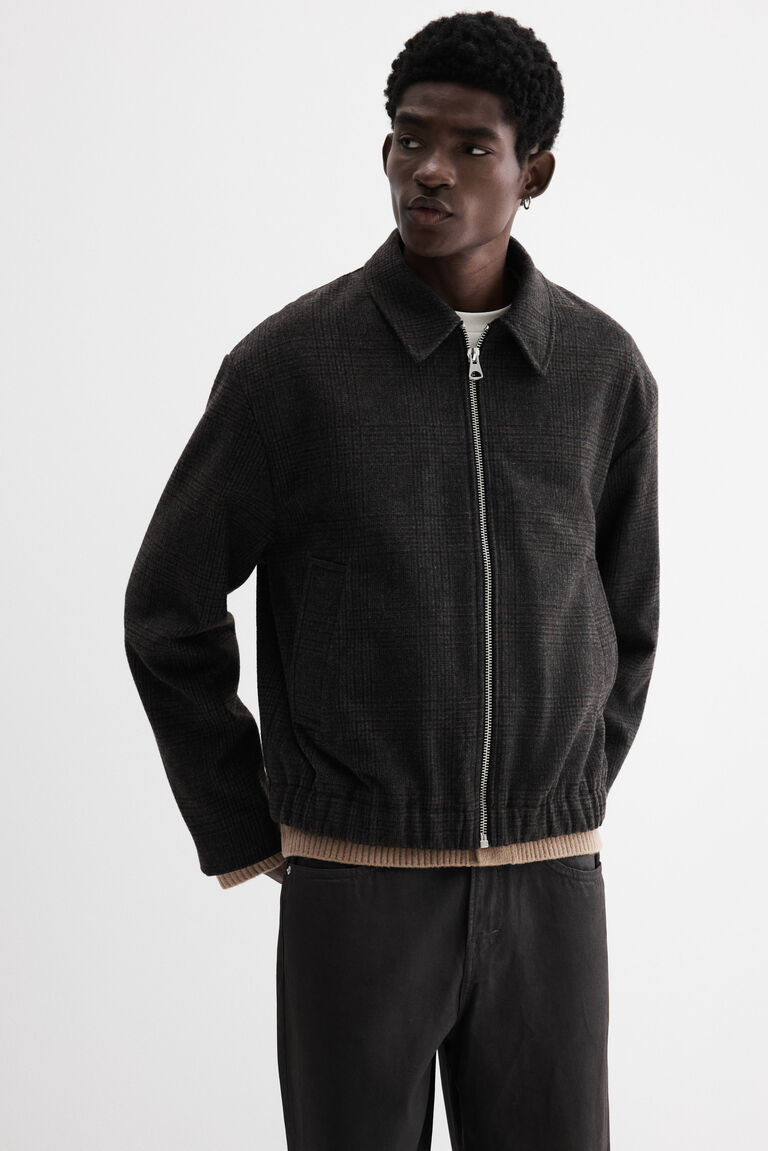 Regular Fit Felted shacket