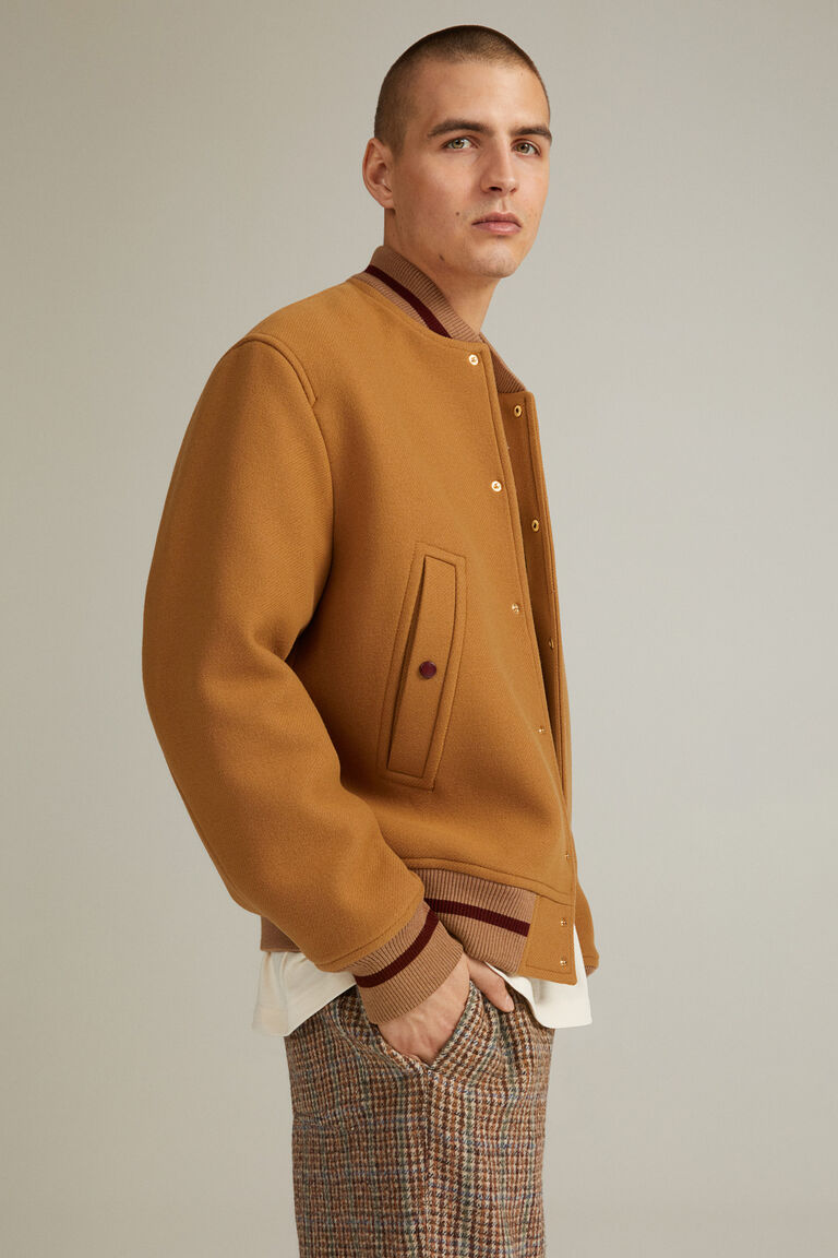 Woolblend baseball jacket