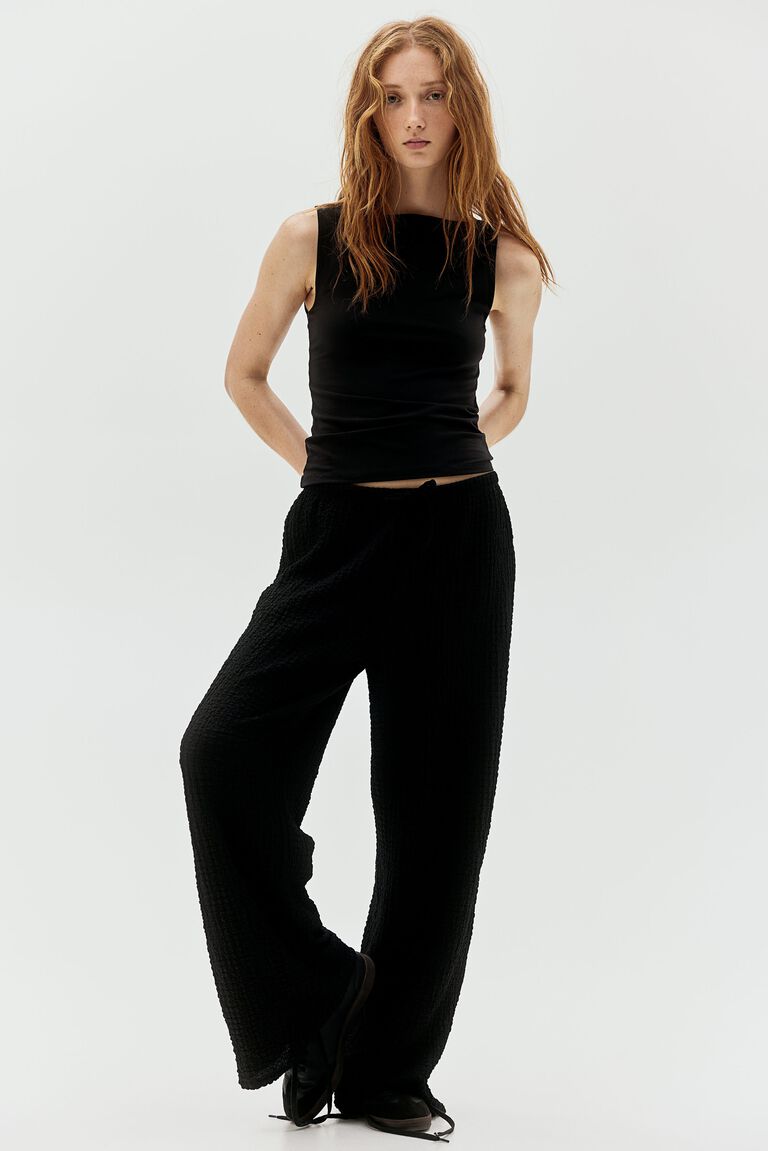 パンツ theredthread S shirring skinny pants THEREDTHREAD/ザレッドスレッド】S thread pants long