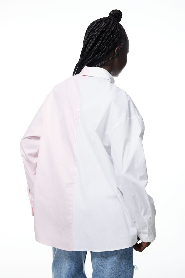 Oversized Poplin Shirt Bla Skjorte Fra Atelier C main image 1