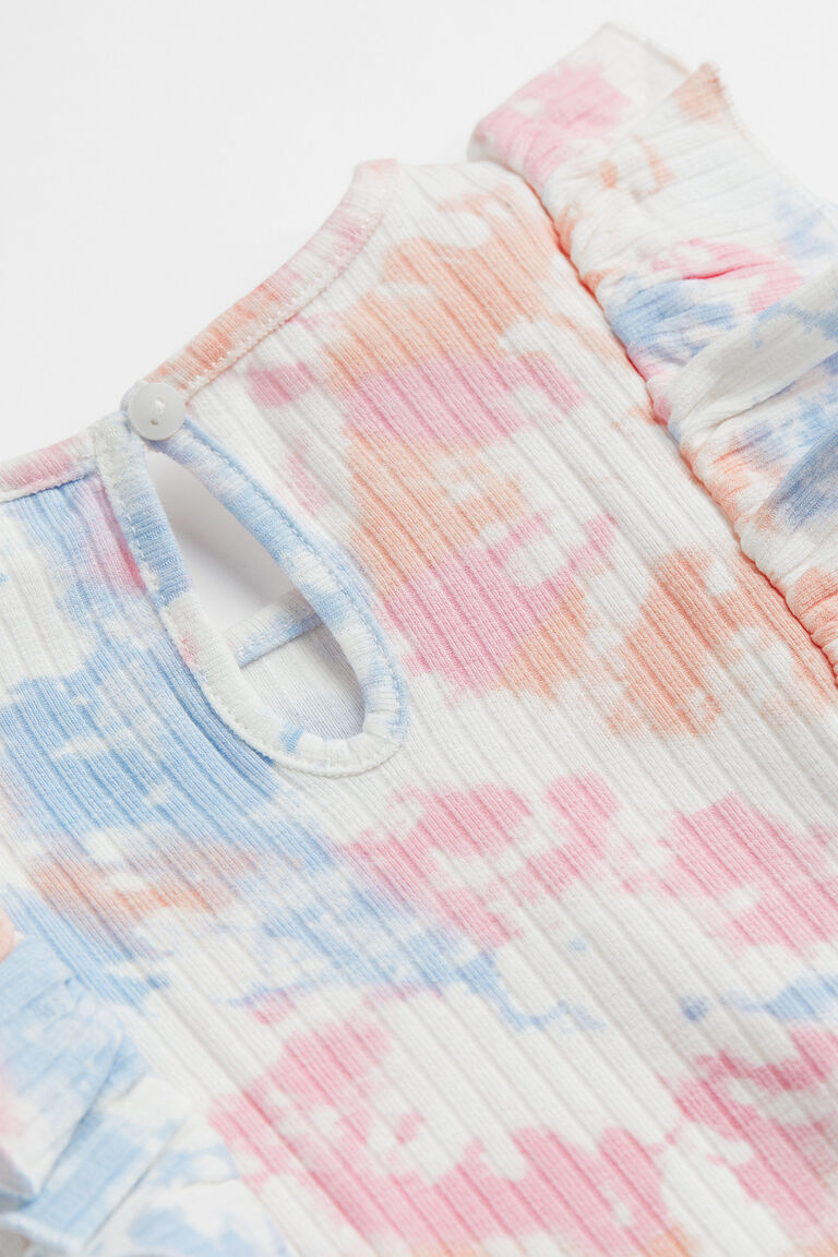 2-piece ribbed cotton set