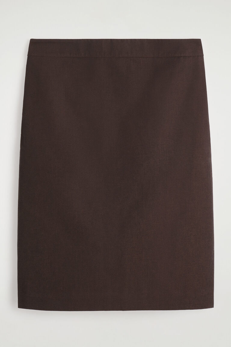 COTTON COLUMN SKIRT