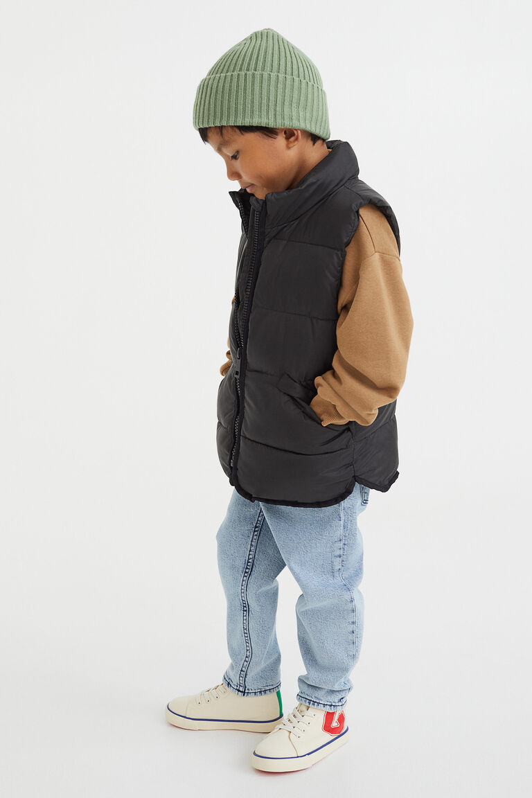 water repellent puffer gilet