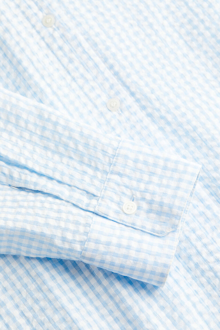 Seersucker Matching Button Shirt 77570-26 main image 1