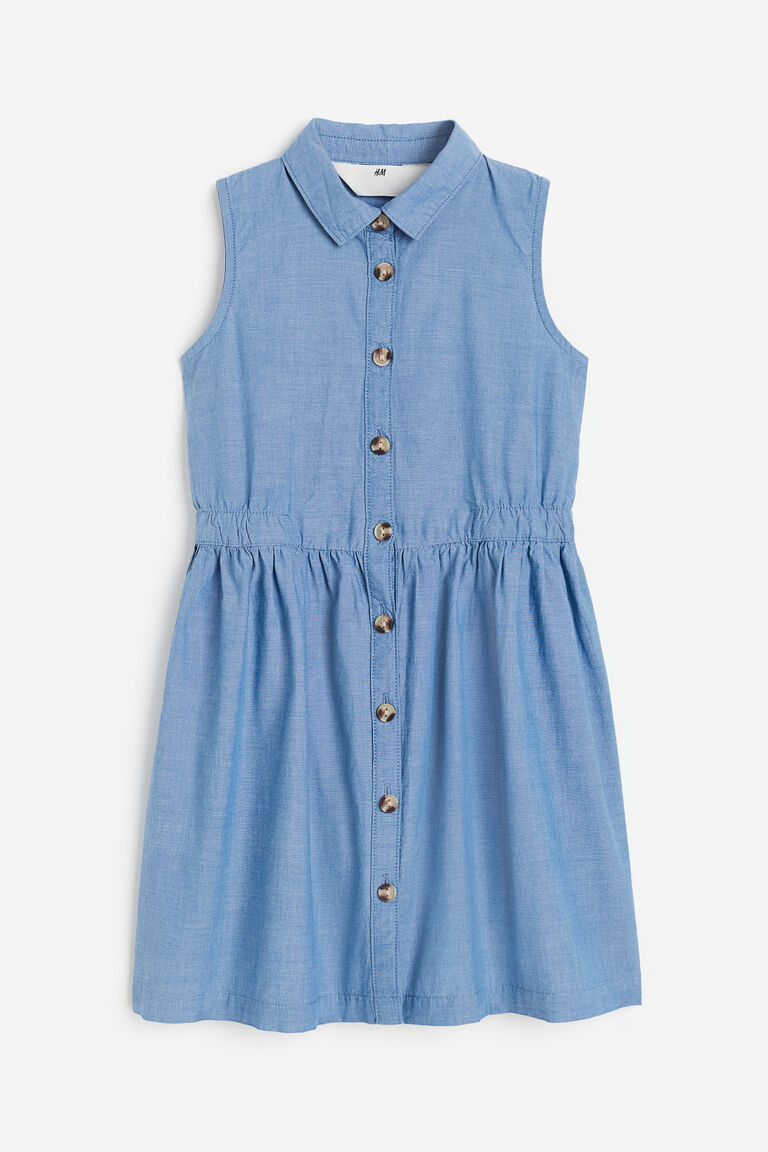 Cotton shirt dress