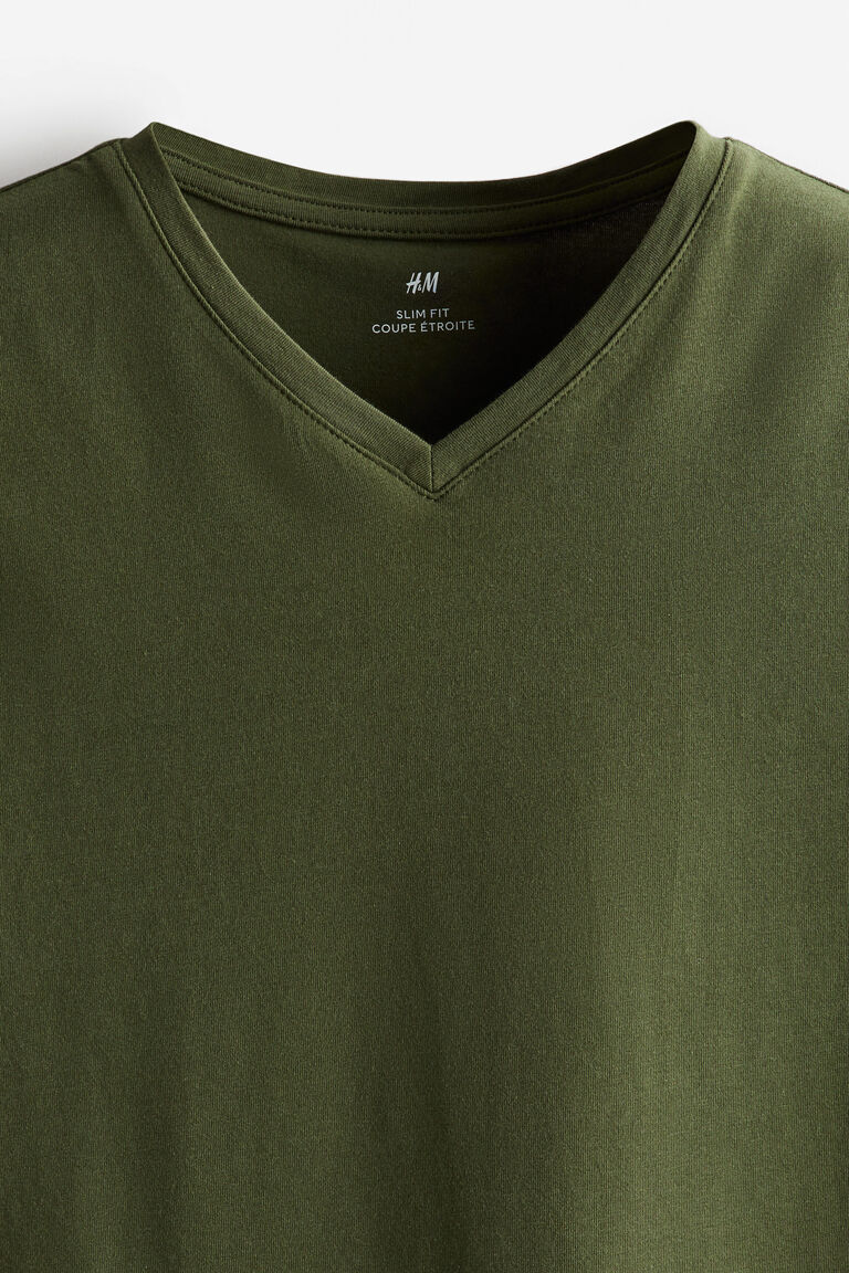 Slim Fit V-neck T-shirt