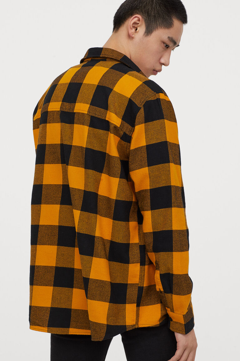 Cotton flannel shirt