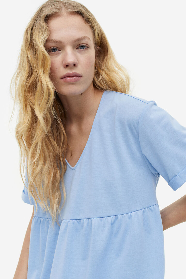 Girls Tiered Hem Casual Dress