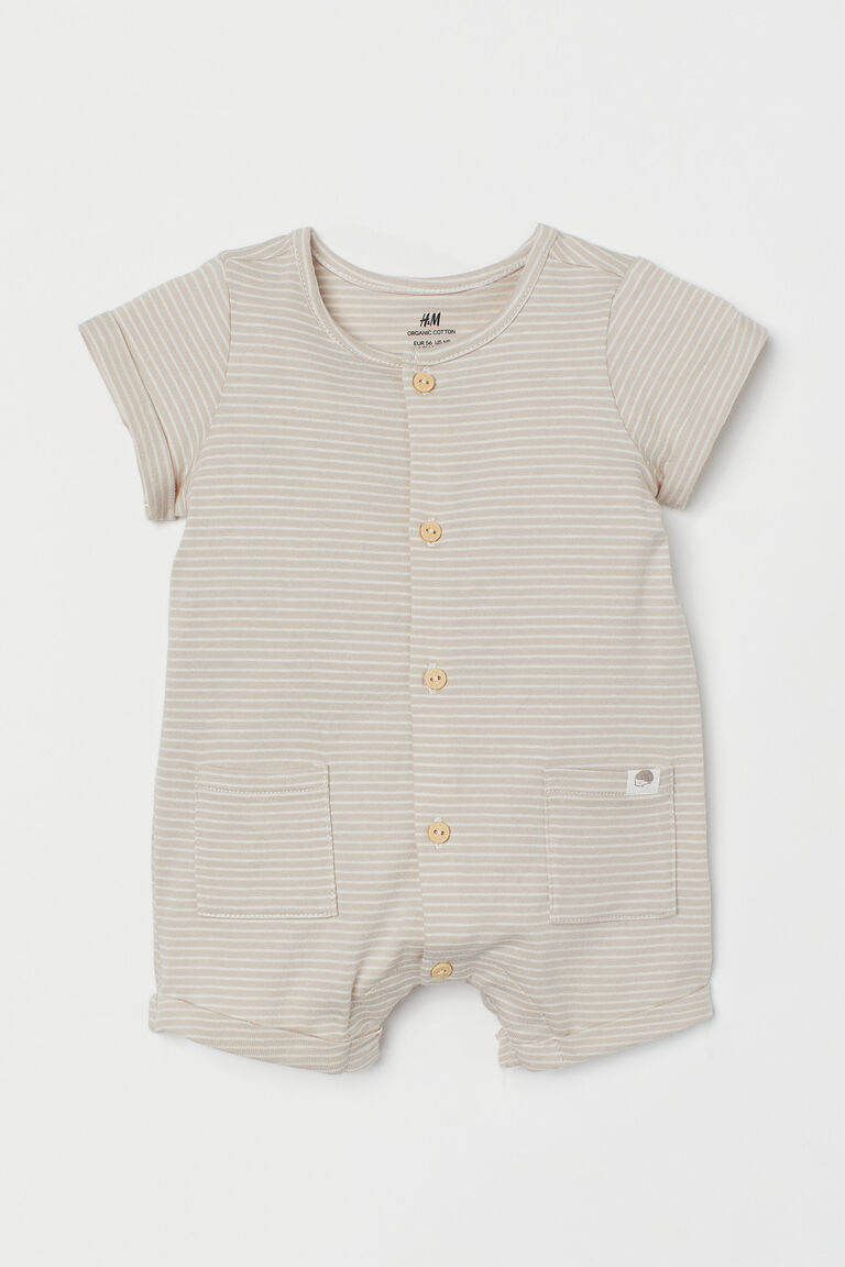 Cotton romper suit