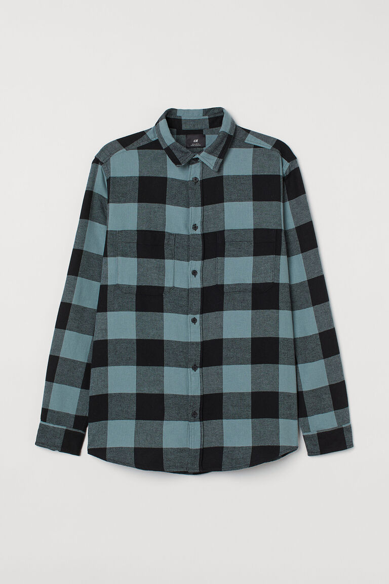 Flannel shirt h&m Clearance