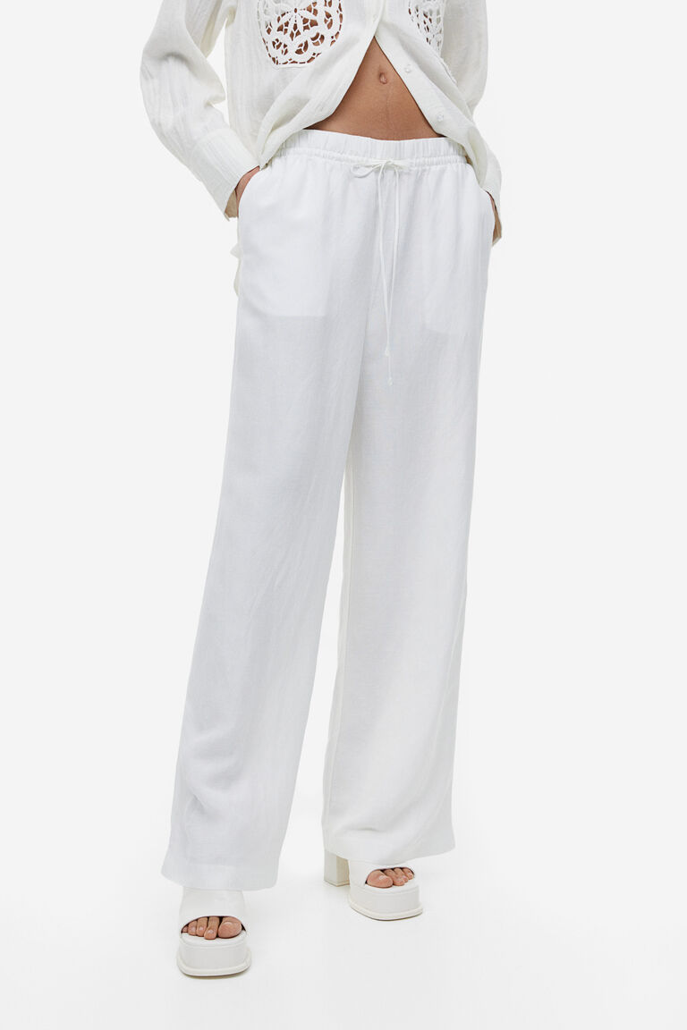 FRIA pull-on trousers in cotton blend main image 0