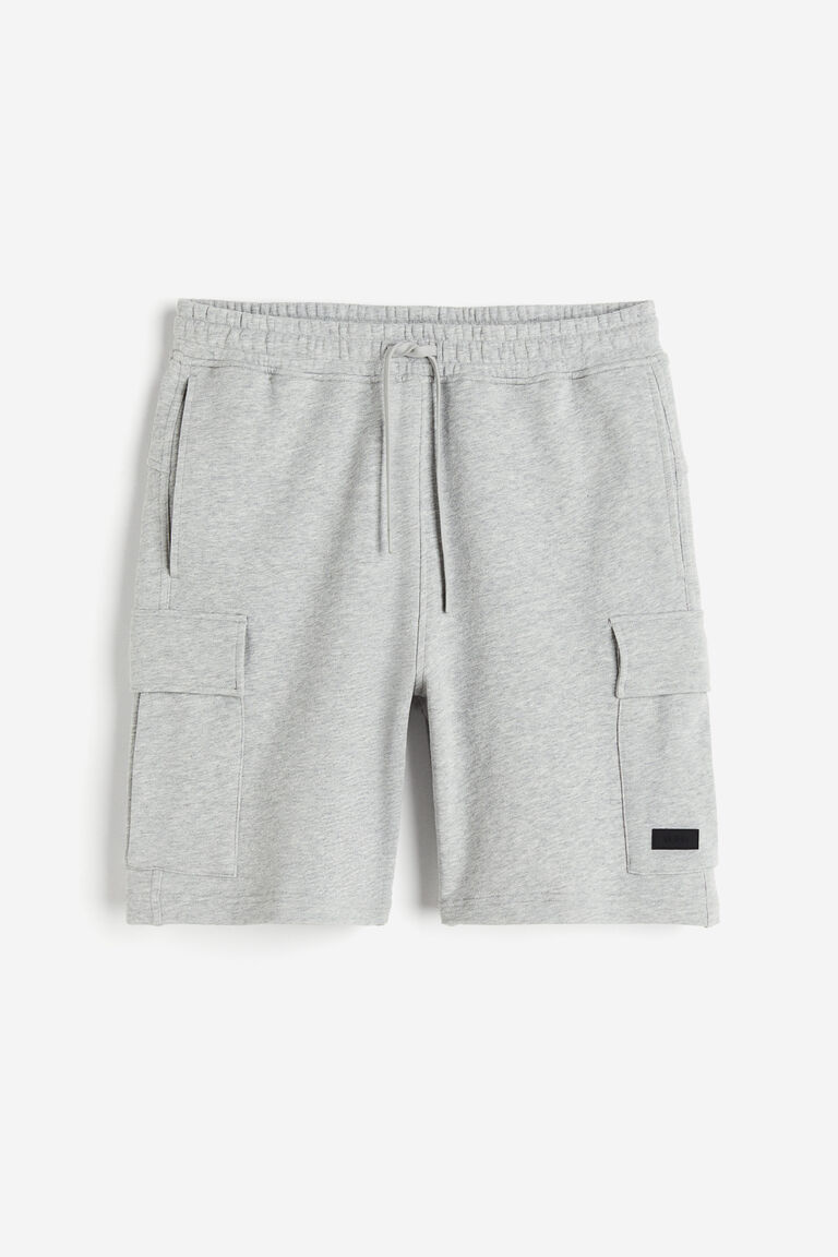 Long sports cargo shorts