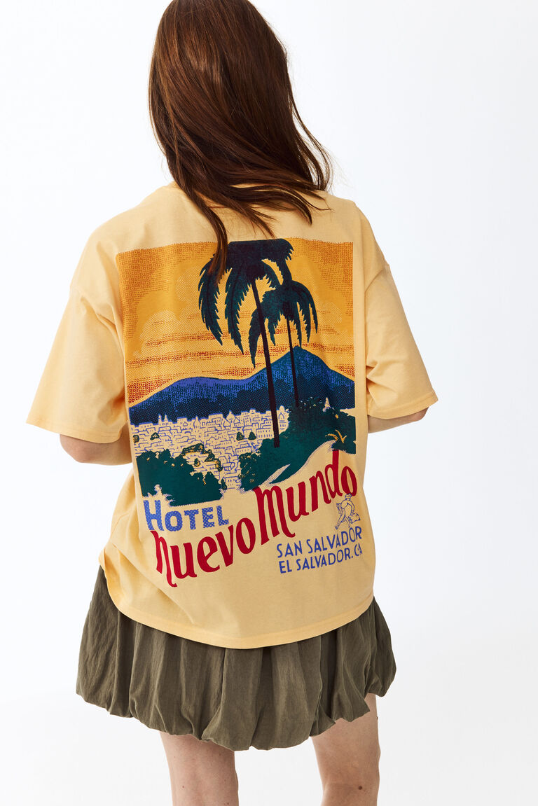 Oversized printed T-shirt