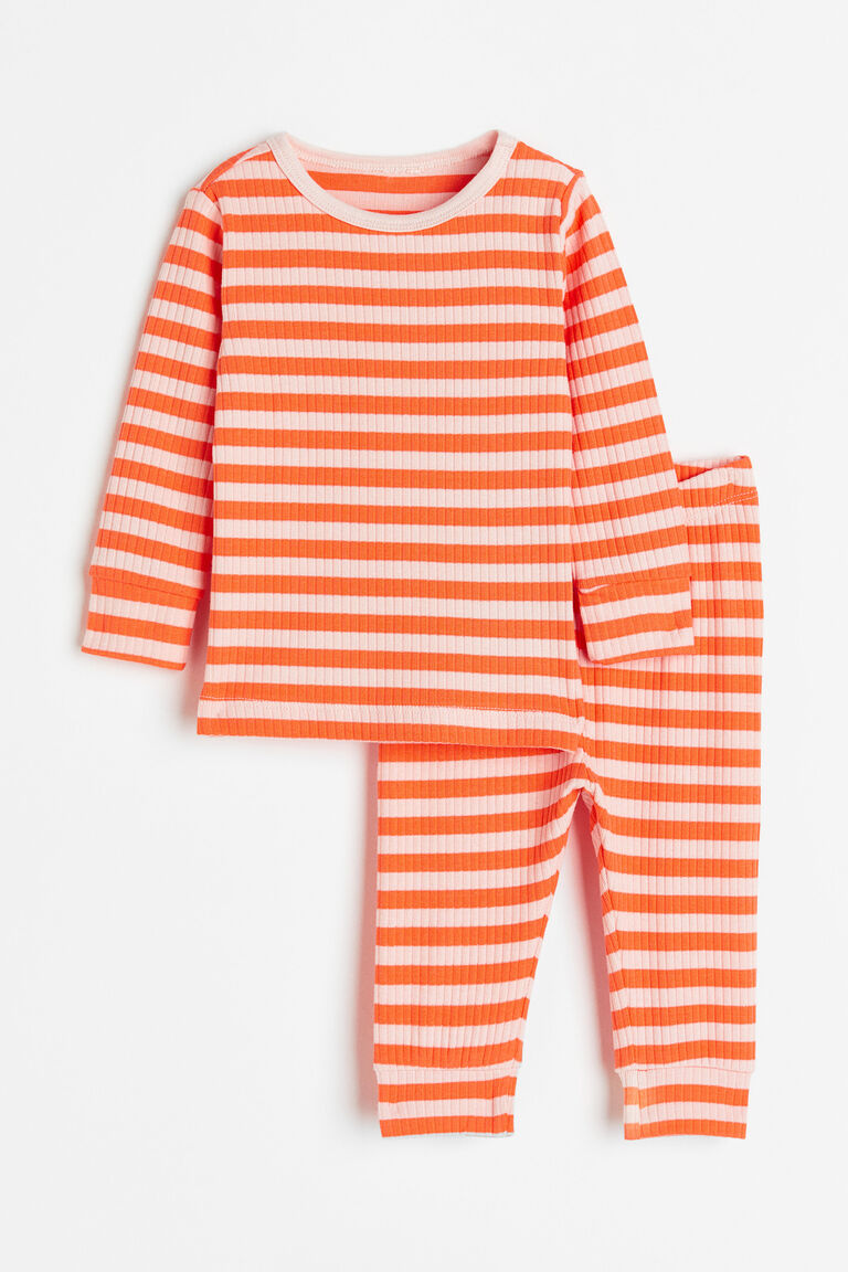Ribbed cotton set