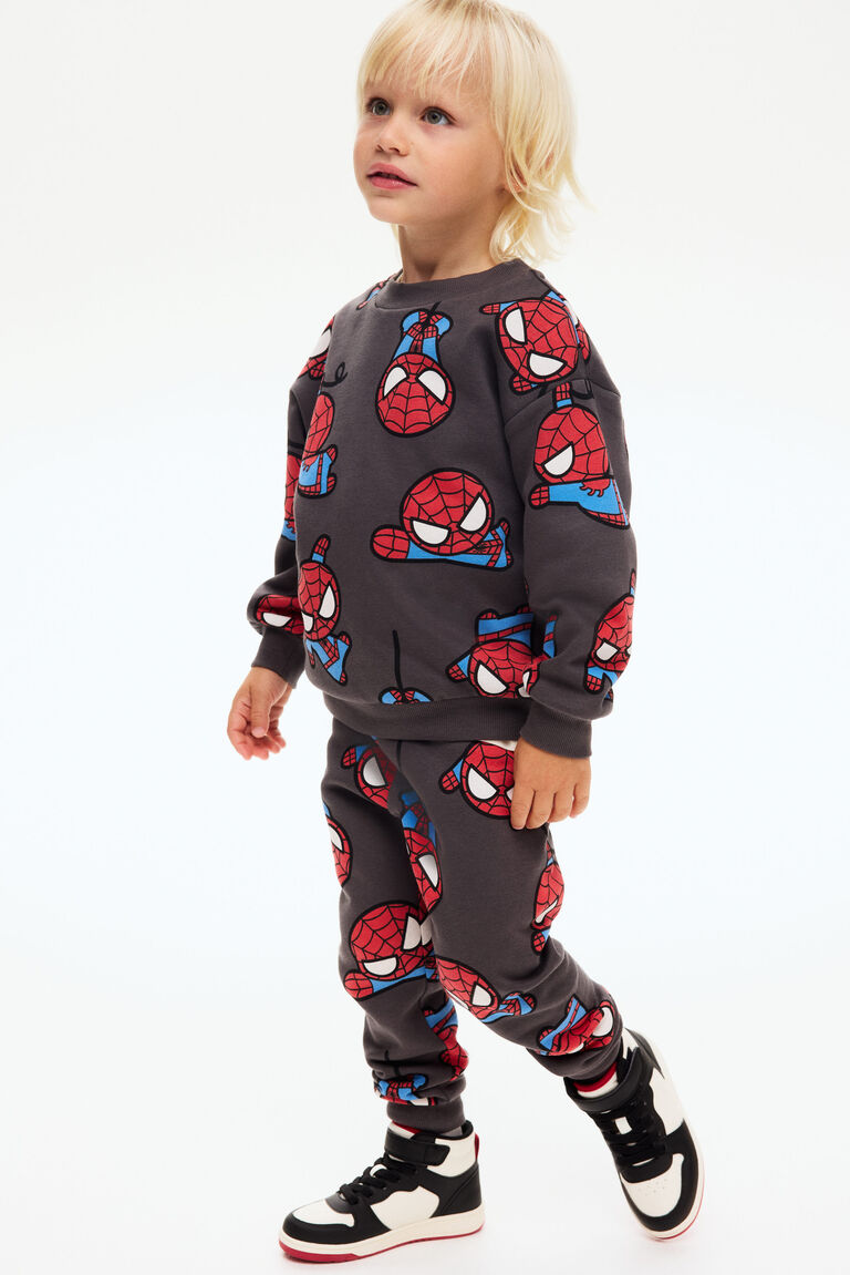 2-piece printed sweatshirt set