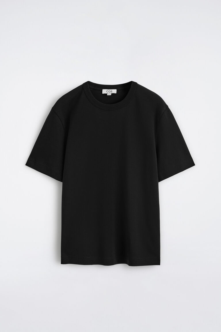 เสื้อยืดแขนสั้น ผ้าฝ้าย INTERLOCK คอกลม