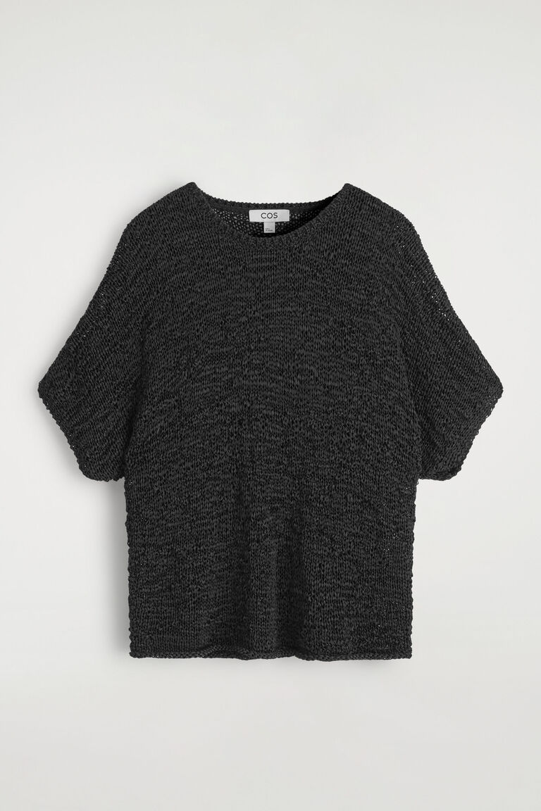 MEMBER DEAL - TEXTURED OPEN-KNIT TOP