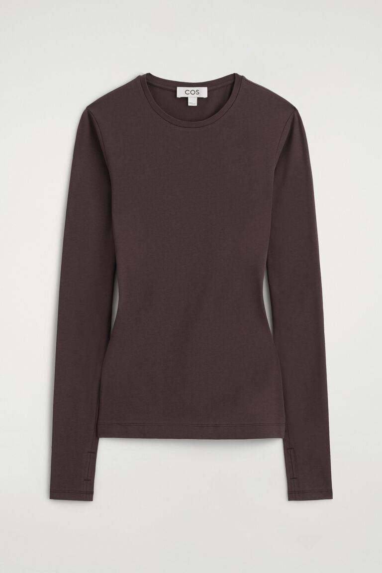 COTTON LONG-SLEEVED TOP