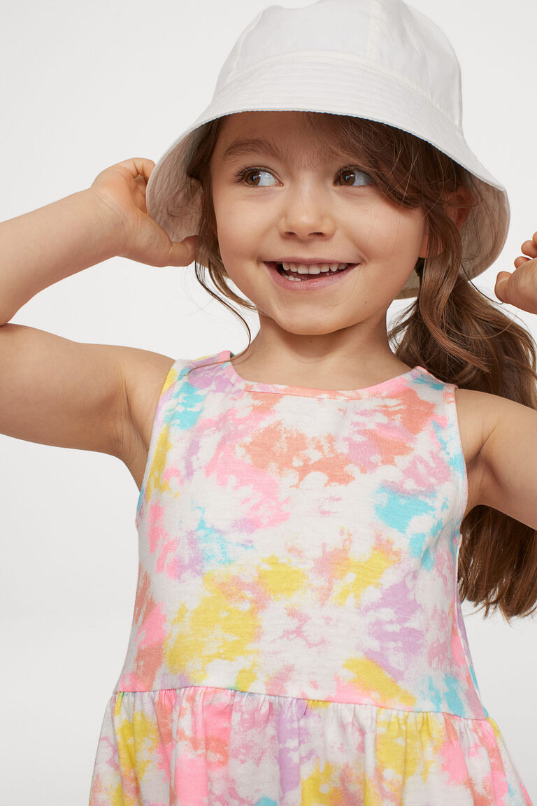 Patterned jersey dress