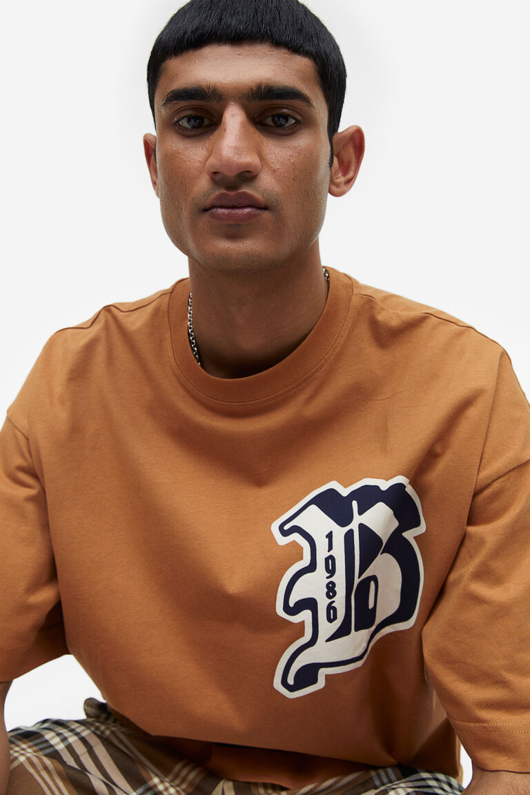 Oversized Fit Printed T-shirt