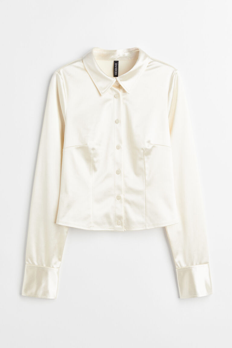 Polyester Satin Shirt