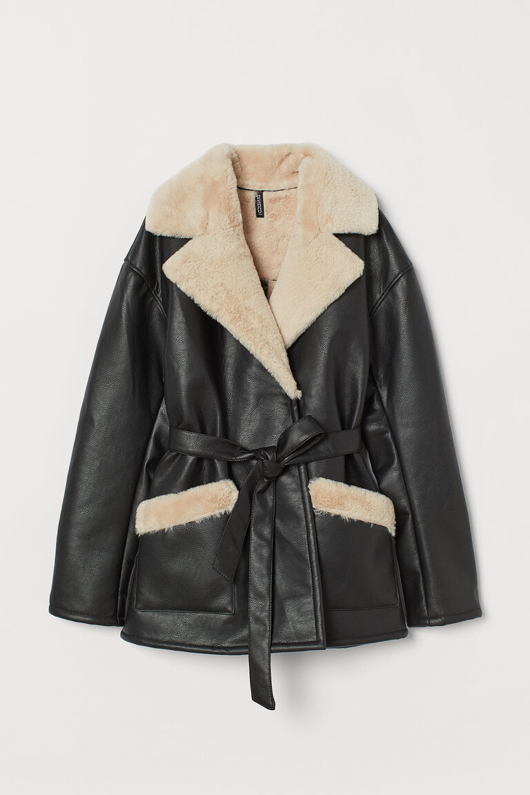 Faux furlined jacket