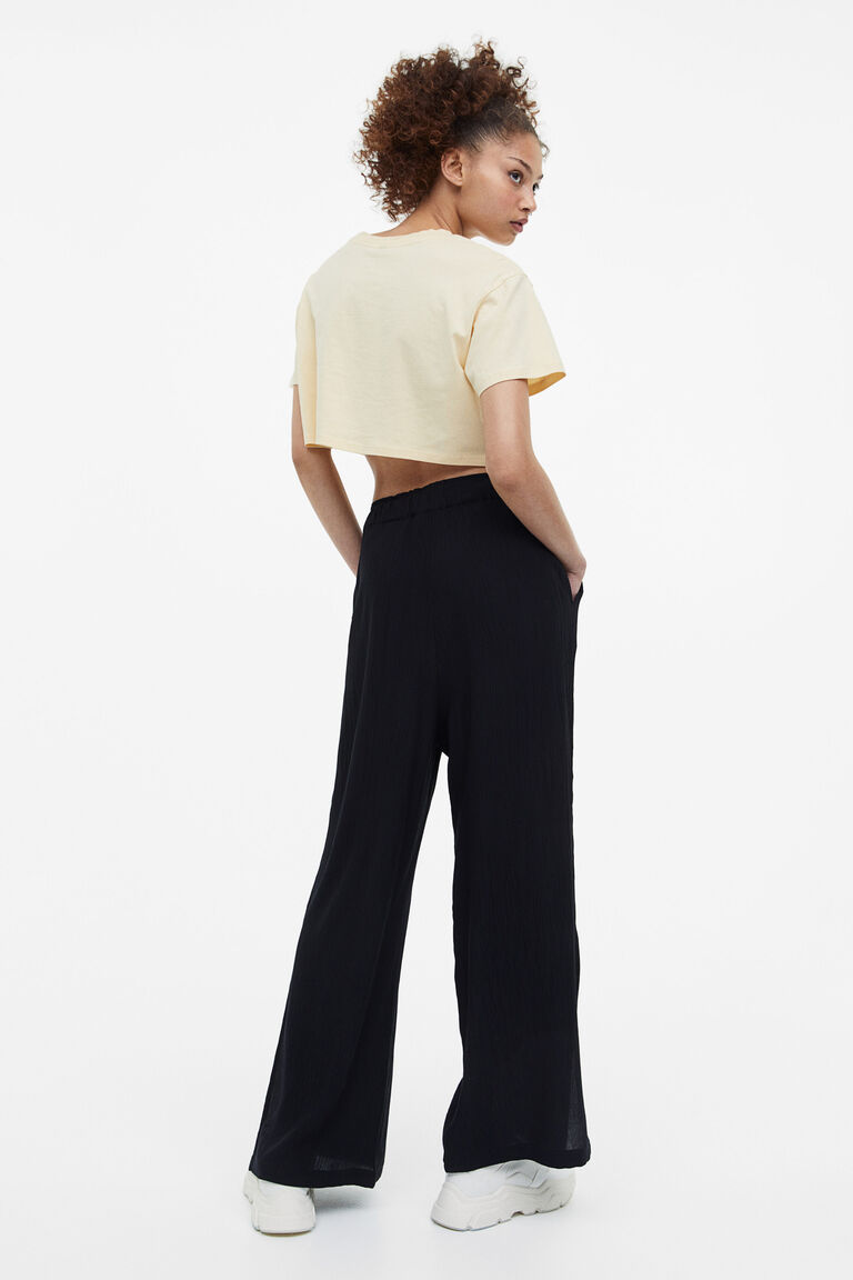 Crimped Crepe Pack It Pullover