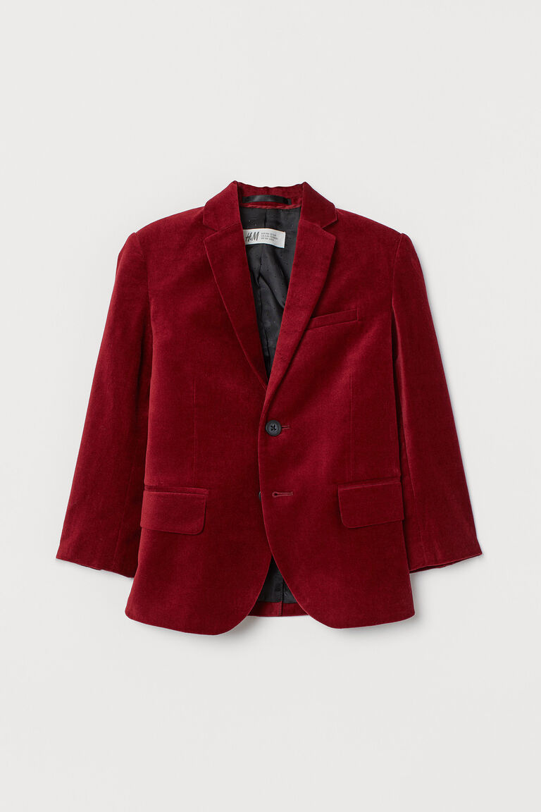 Cotton velvet jacket