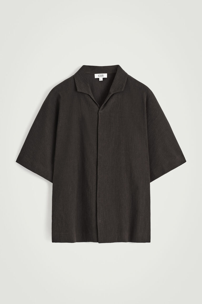 CRINKLED-COTTON SHIRT