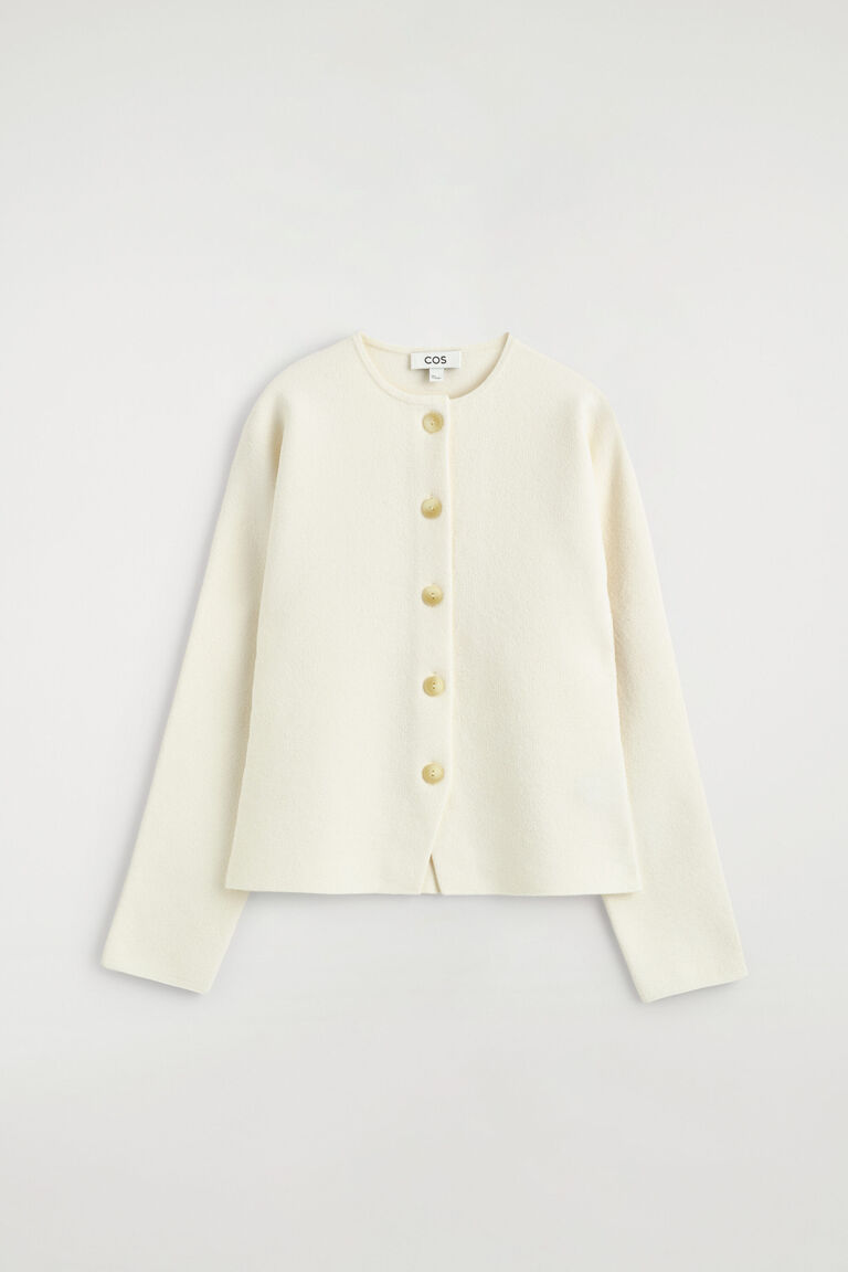 SCULPTURAL COTTON CARDIGAN