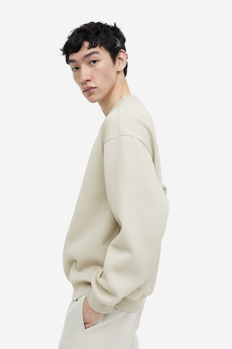 Relaxed Sweatshirt- White main image 1
