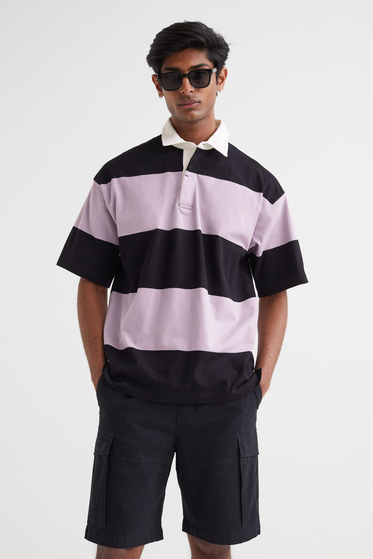 Oversized Fit Shortsleeved rugby shirt