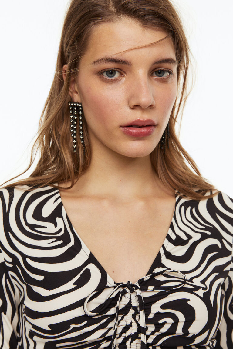 Drawstringdetail bodycon dress