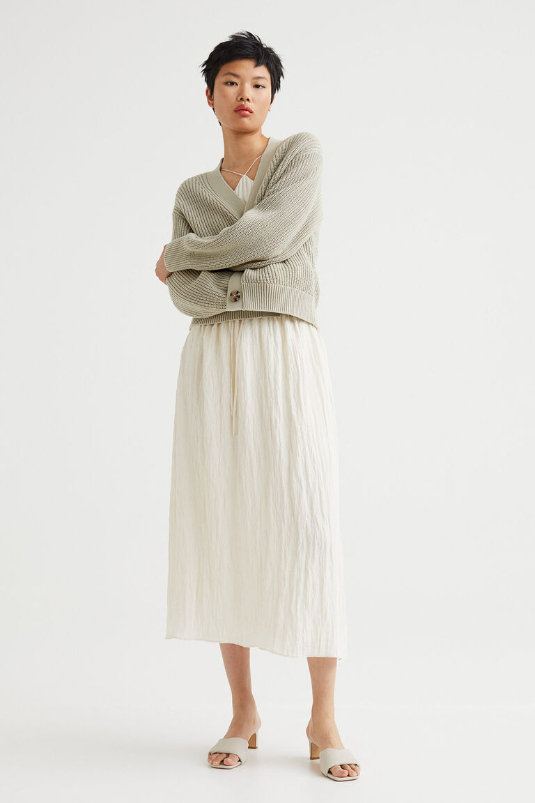 Rib Knit Stripe Cardigan