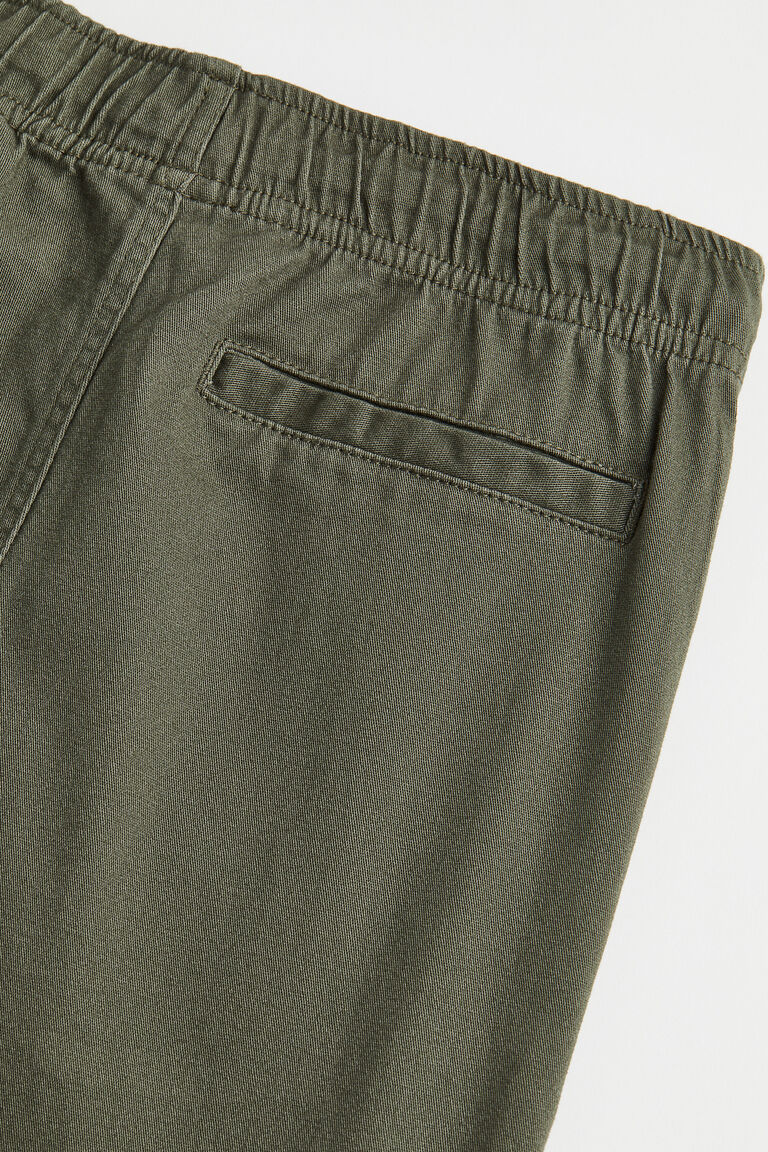 Cotton twill joggers