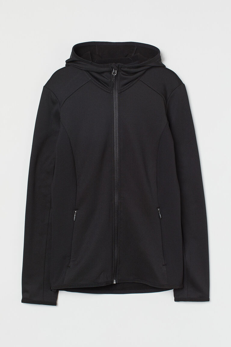 Hooded outdoor jacket