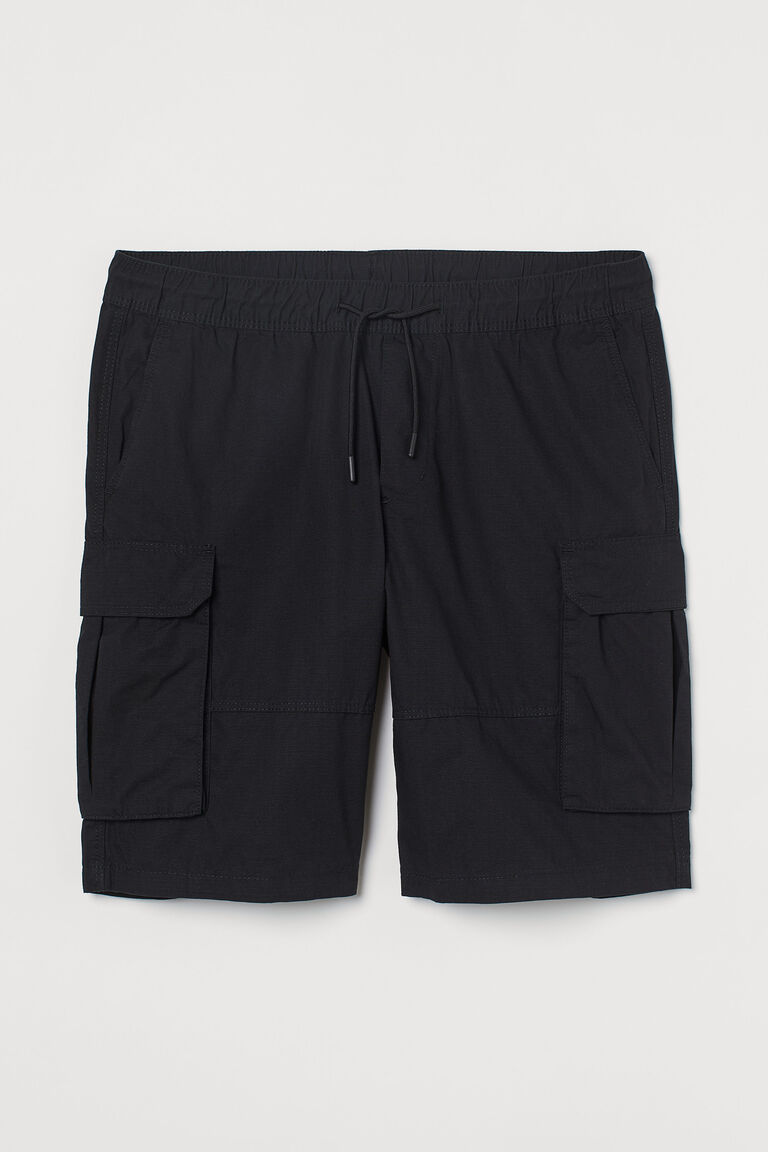 Cotton cargo shorts