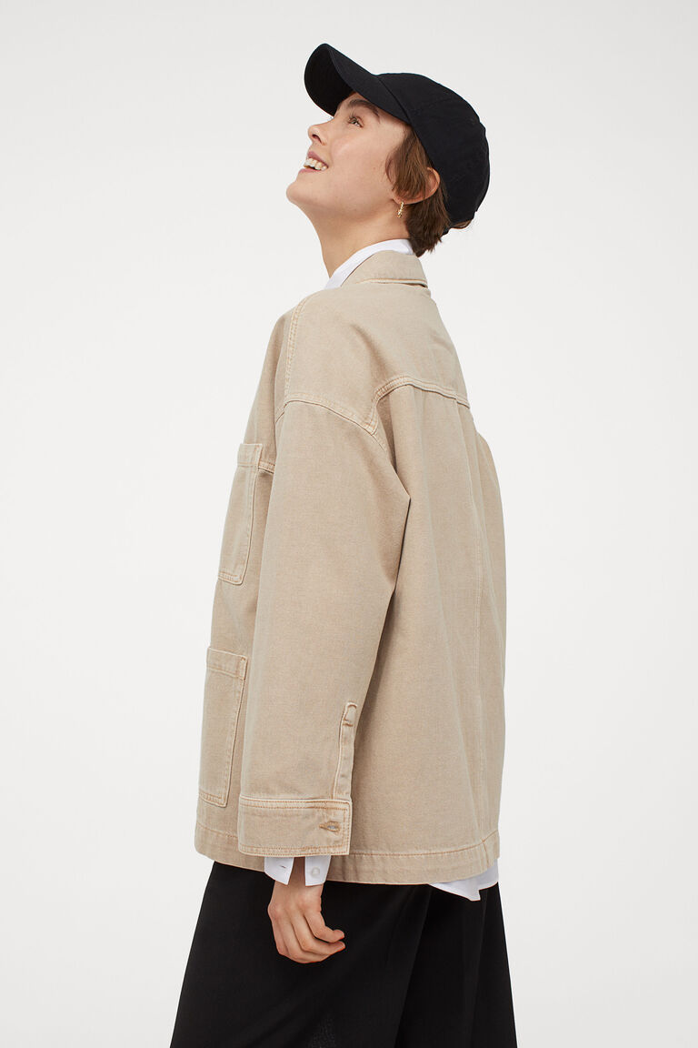 Oversized denim jacket