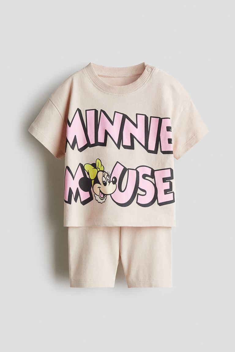 2-piece printed cotton set