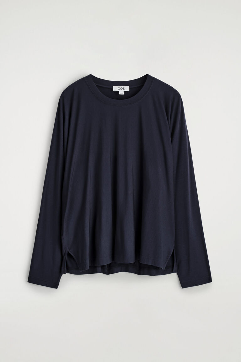 FLUID JERSEY LONG-SLEEVED TOP