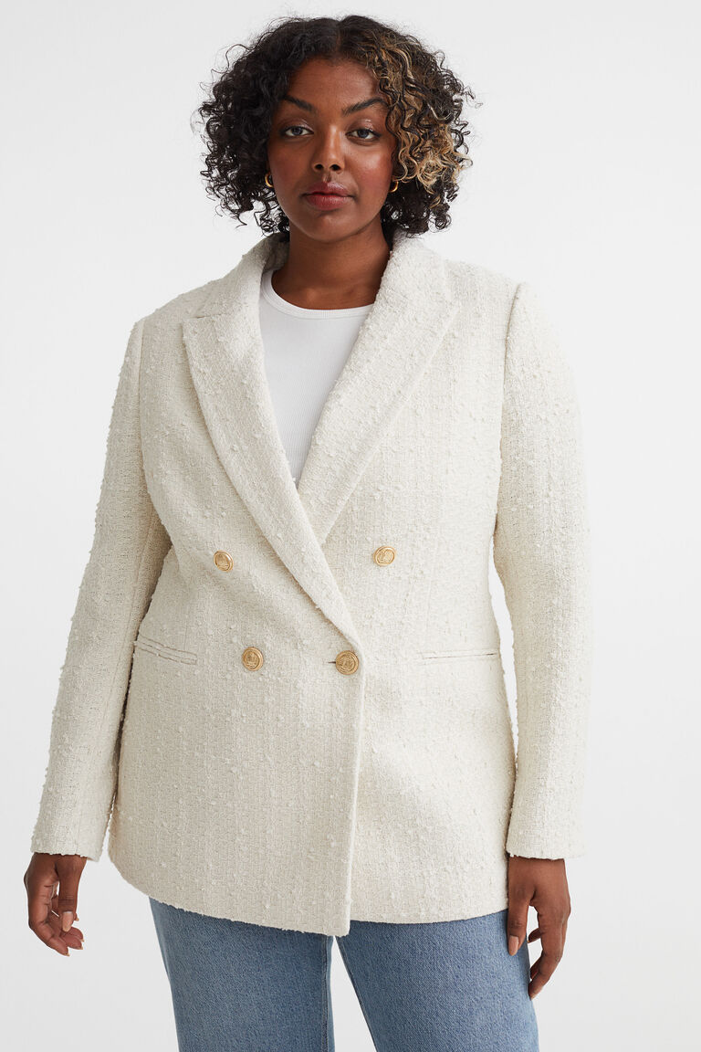 Texturedweave blazer