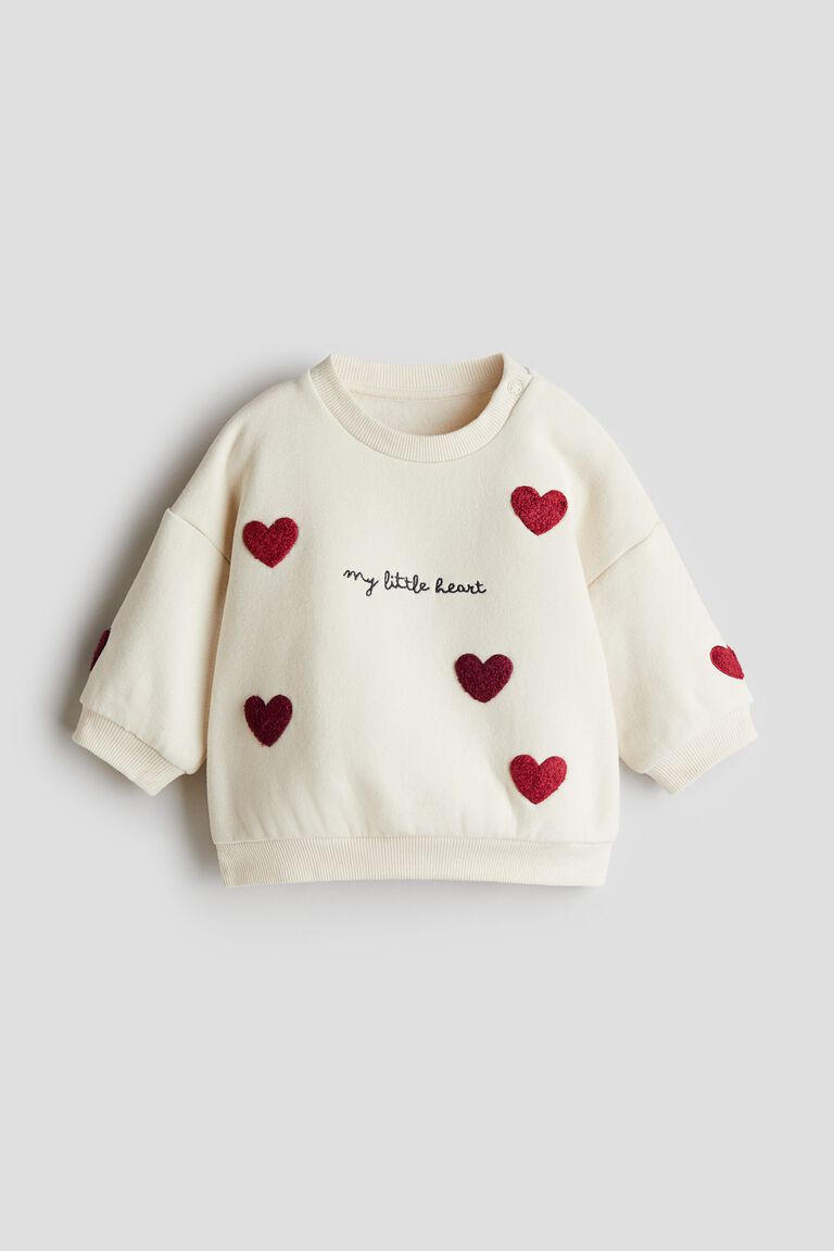 Motif-detail sweatshirt