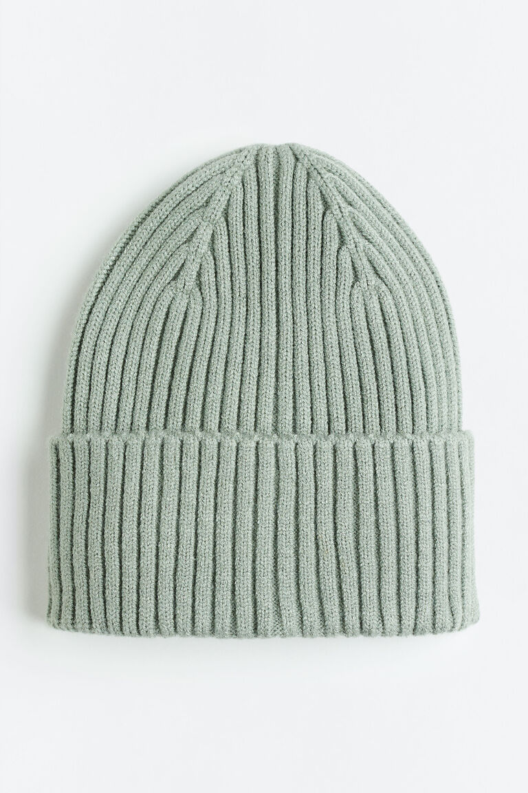Ribknit hat