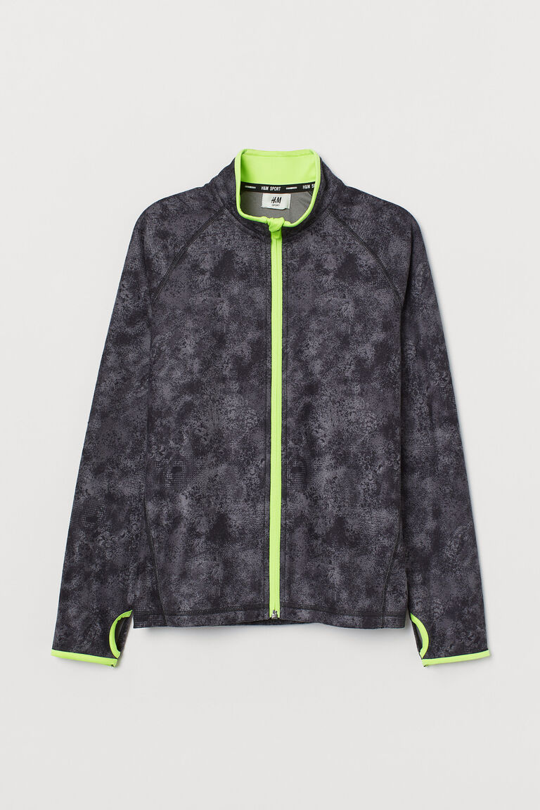 Fleece track jacket